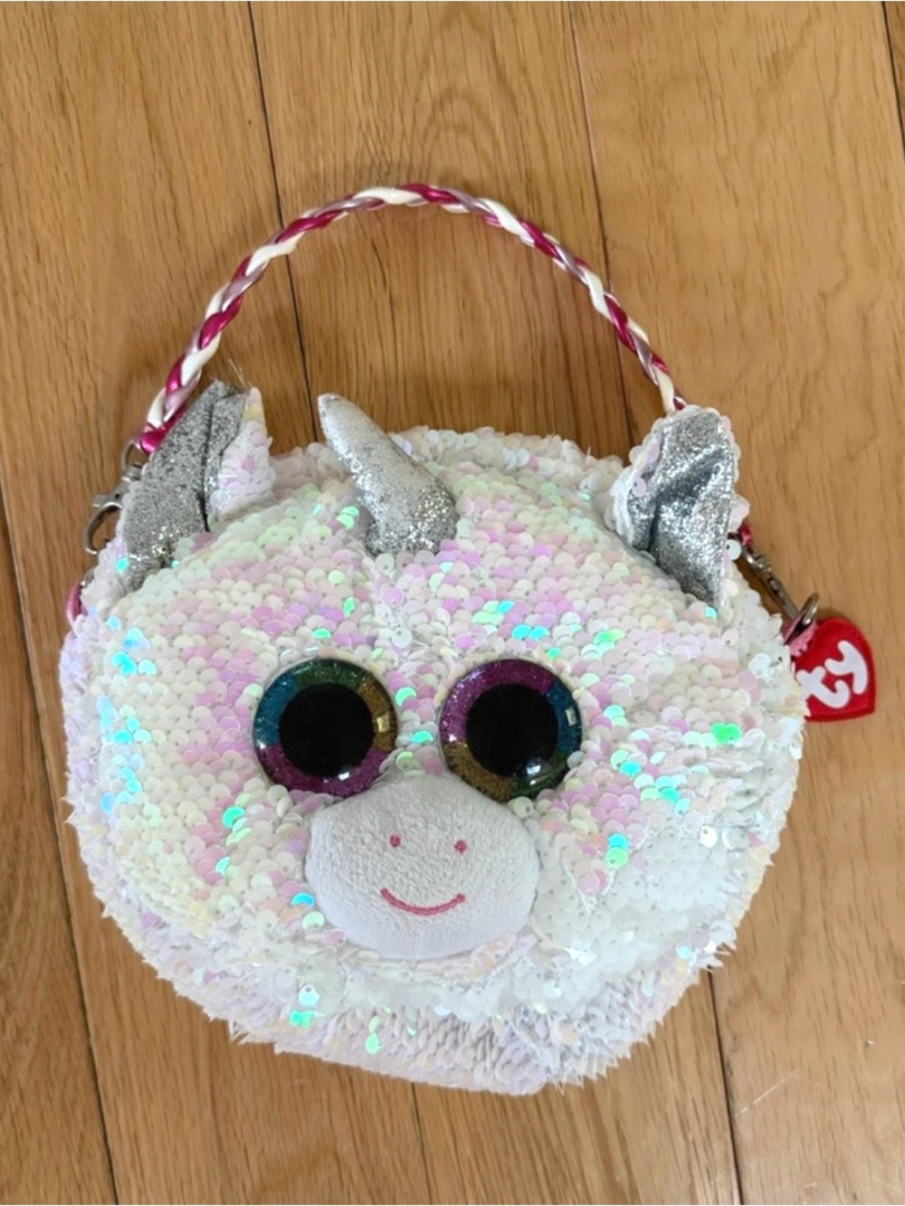 Ty Iridescent Sequin Unicorn Purse